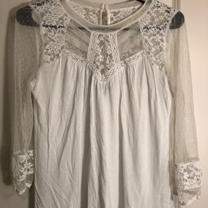 White Lace Blouse